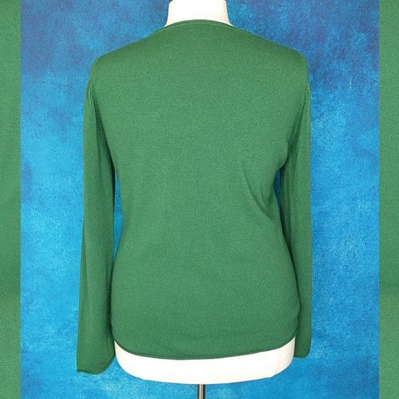 White Stag Green V Neck Sweater XXL - Picture 5 of 8